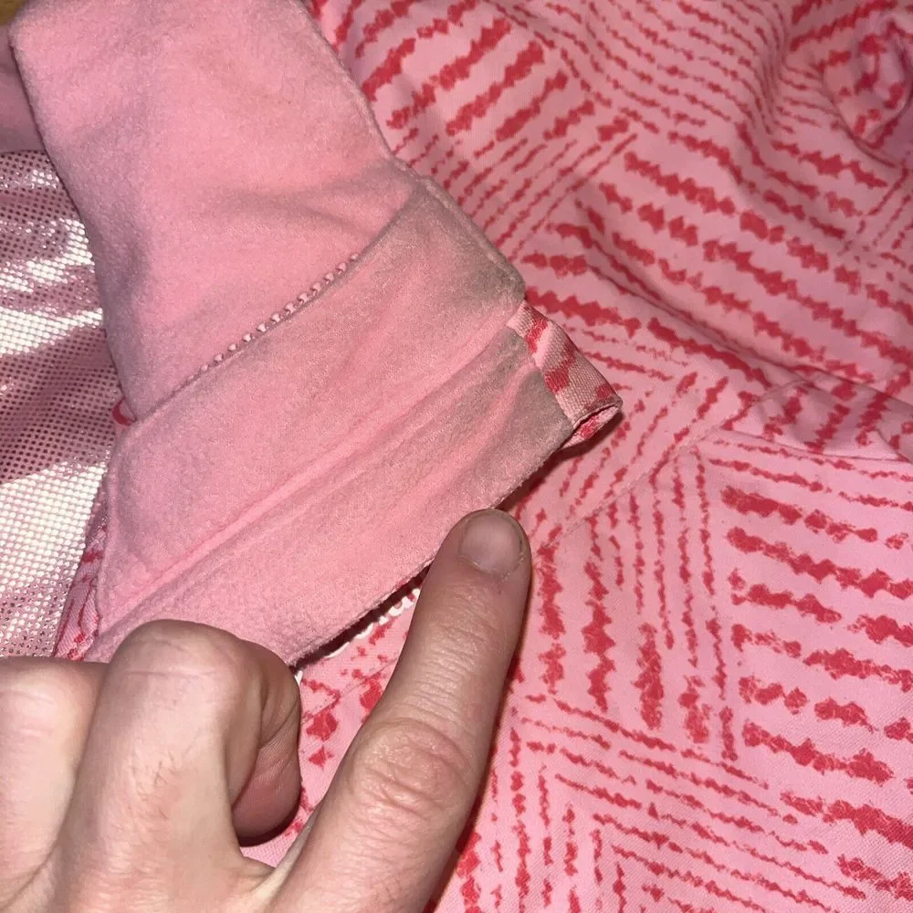 Columbia Interchange Size M 10/12‎ Girls Pink Full Zip Hood Insulated Jacket